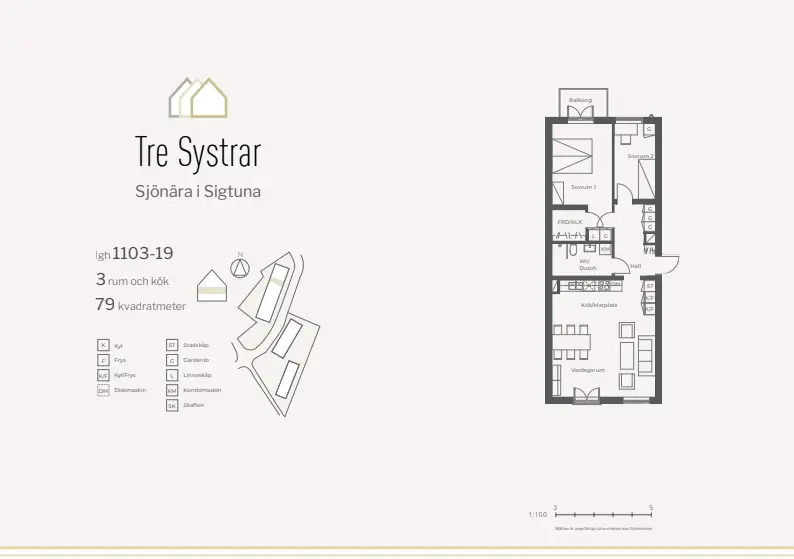 Apartment in Märsta