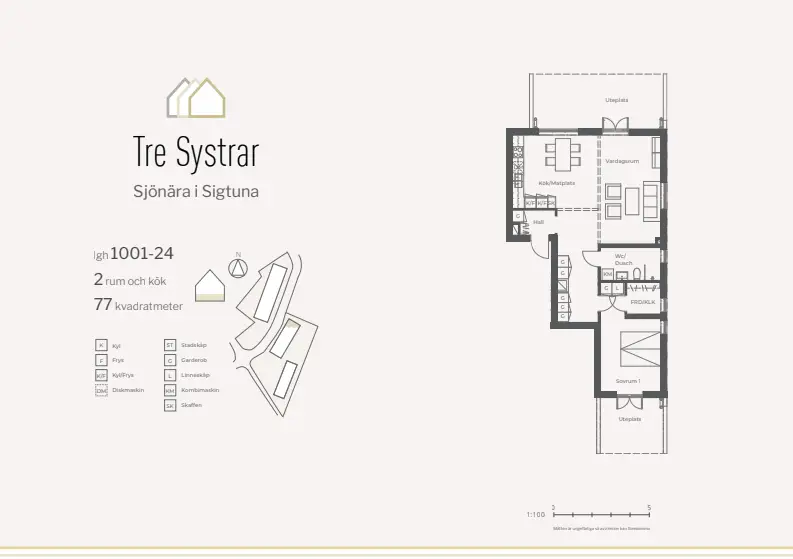 Apartment in Märsta