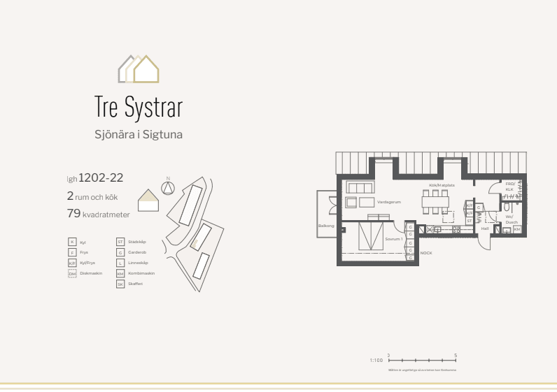 2-room apartment in Märsta, Ciderfabrikens väg - image 1