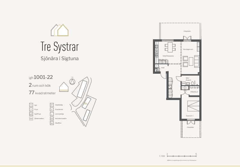 2-room apartment in Märsta, Ciderfabrikens väg - image 1