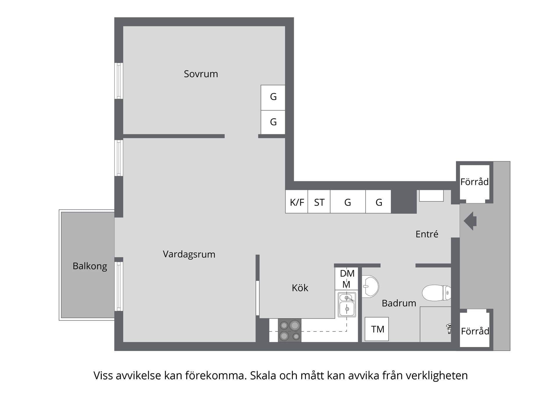 2-room apartment in Kista, Heklagatan - image 4