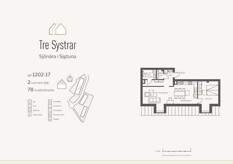 2-room apartment in Märsta, Ciderfabrikens väg - image 1