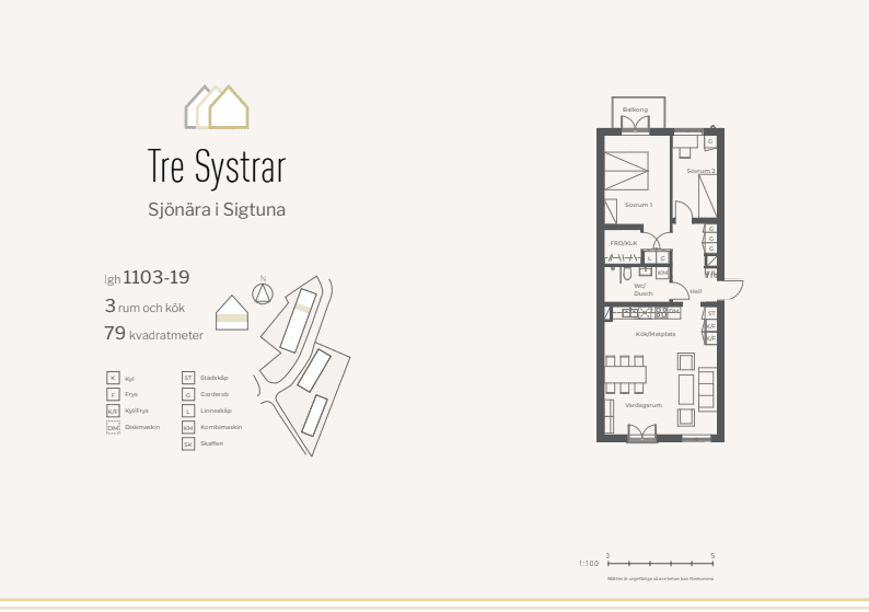 3-room apartment in Märsta, Ciderfabrikens väg - image 1