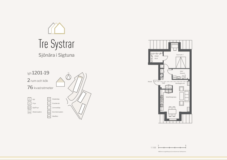 2-room apartment in Märsta, Ciderfabrikens väg - image 1
