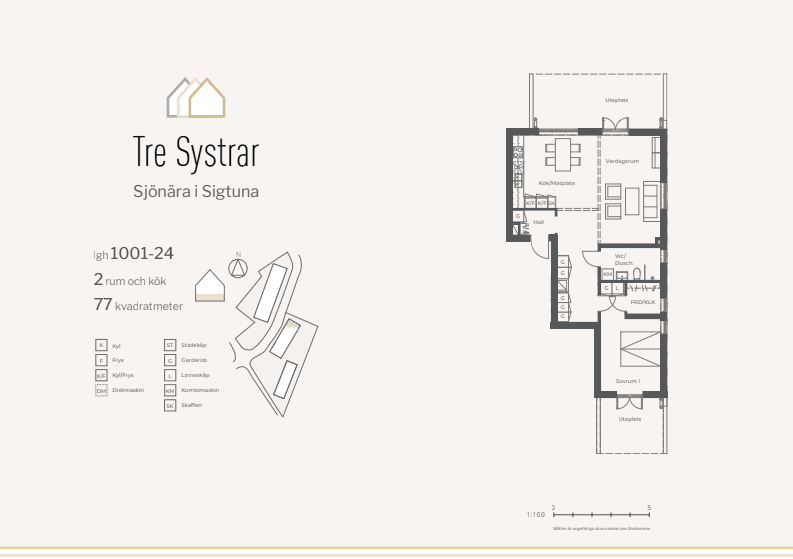 2-room apartment in Märsta, Ciderfabrikens väg - image 1