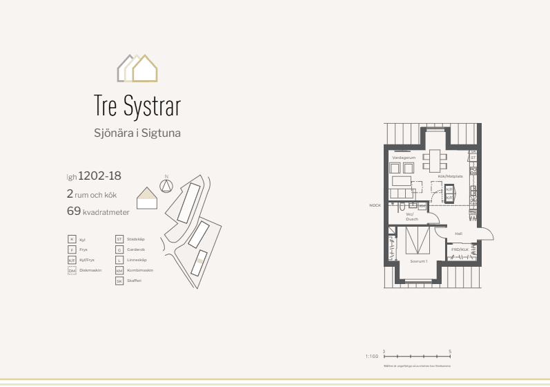 2-room apartment in Märsta, Ciderfabrikens väg - image 1