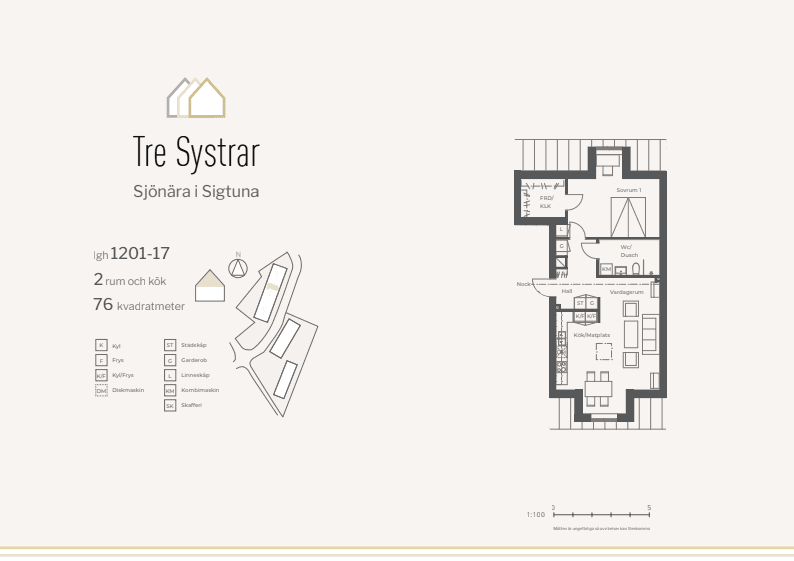 2-room apartment in Märsta, Ciderfabrikens väg - image 1