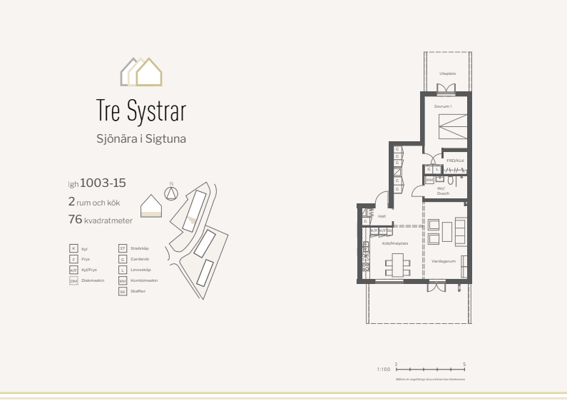 2-room apartment in Märsta, Ciderfabrikens väg - image 1
