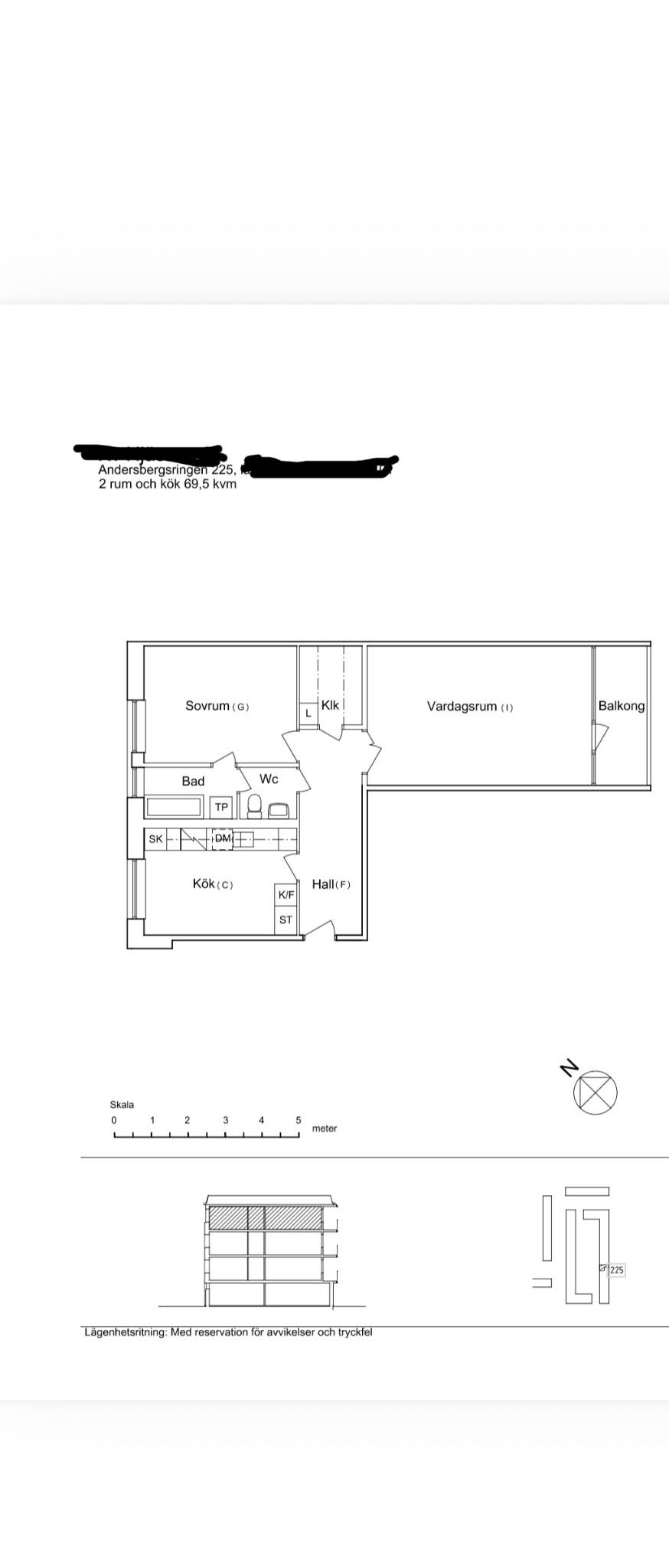 2-rumslägenhet i Halmstad, Andersbergsringen - bild 1