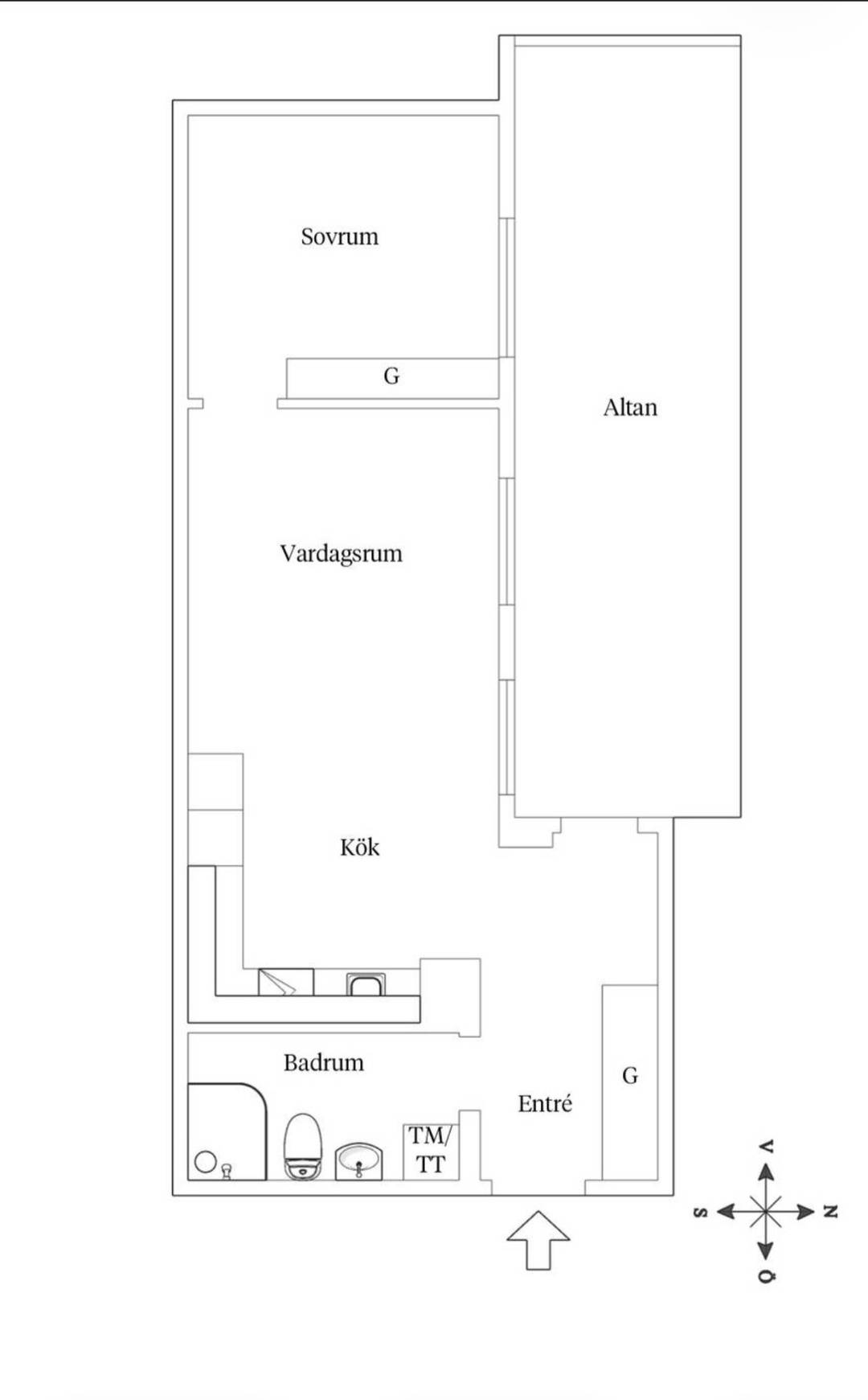 2-rumslägenhet i Alingsås, Landskyrkoallén - bild 1