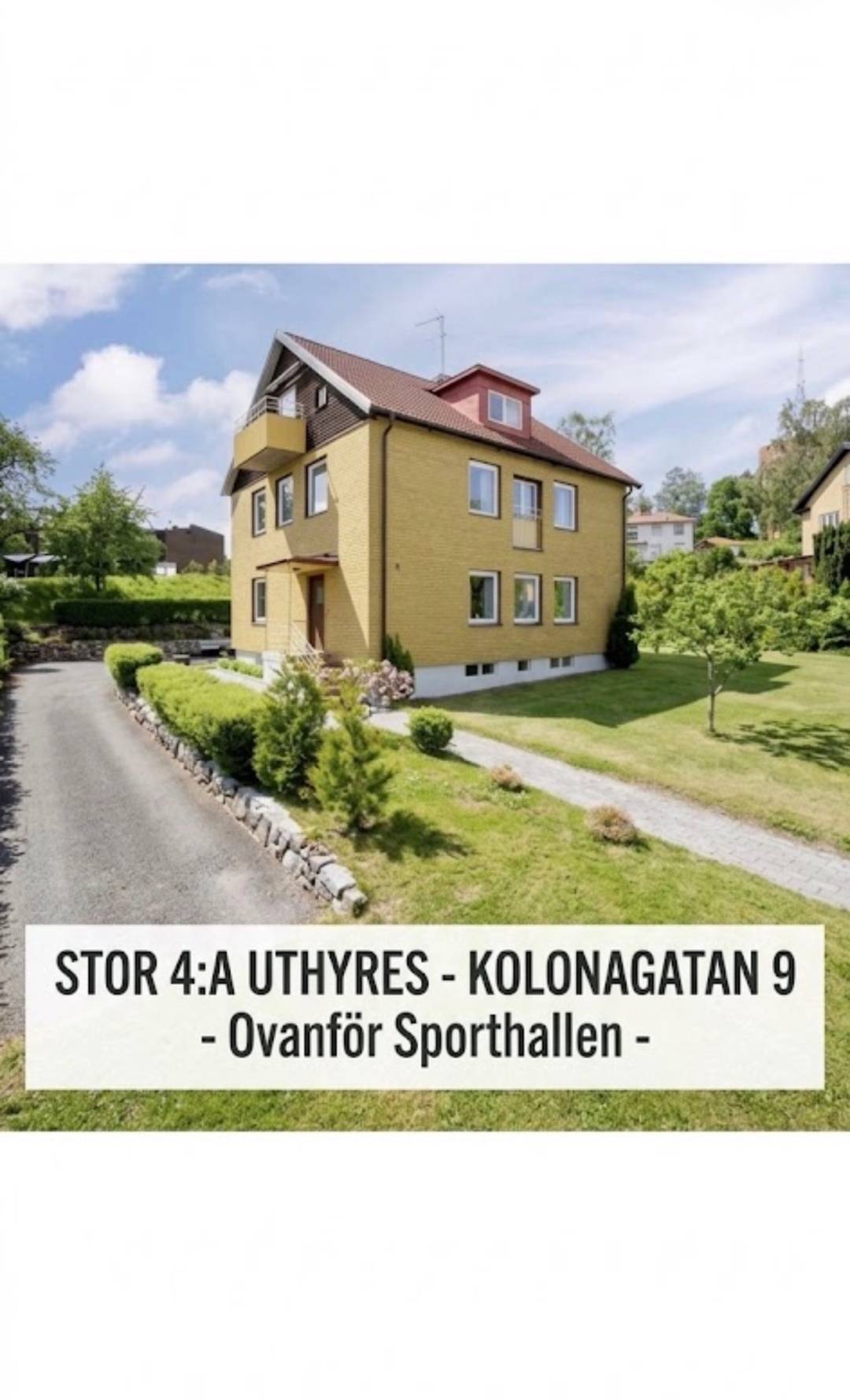 4-rumslägenhet i Nässjö, Kolonigatan - bild 1