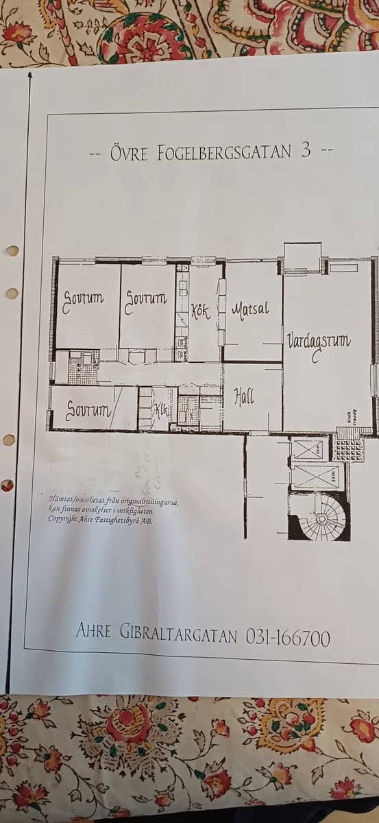 5-rumslägenhet i Annedal, Övre Fogelbergsgatan - bild 2