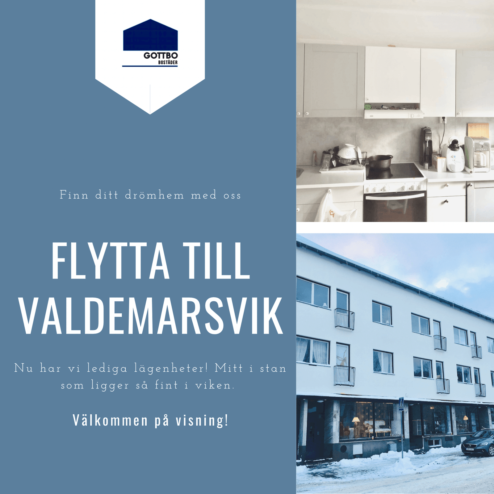 Lägenhet in Valdemarsvik