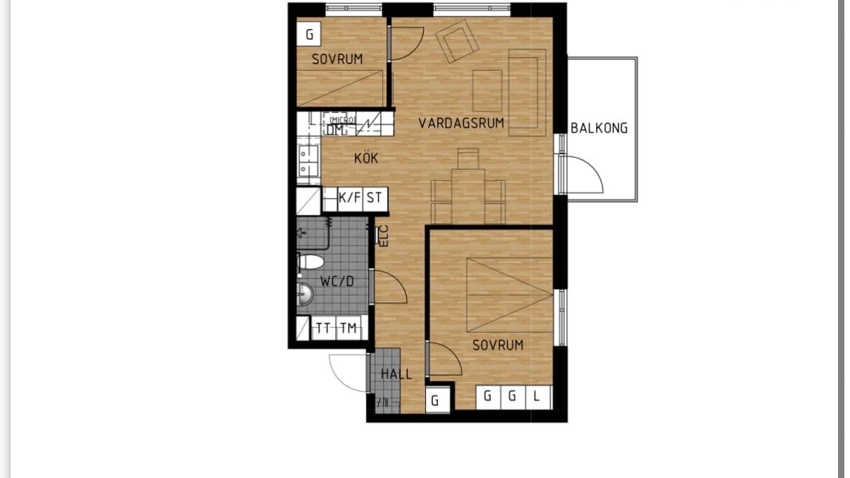 3-rumslägenhet i Spånga, Almbygatan - bild 1
