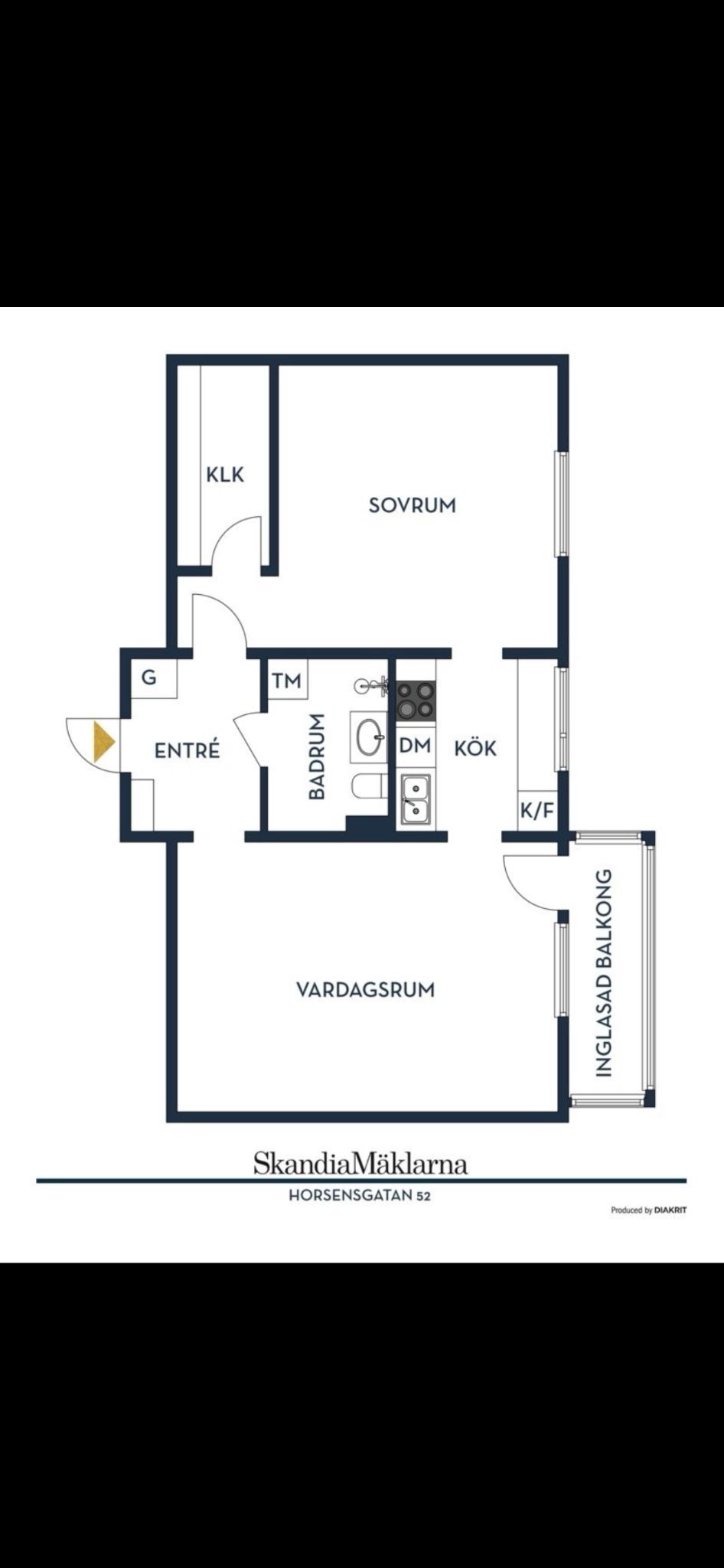 2-rumslägenhet i Karlstad, Horsensgatan - bild 2
