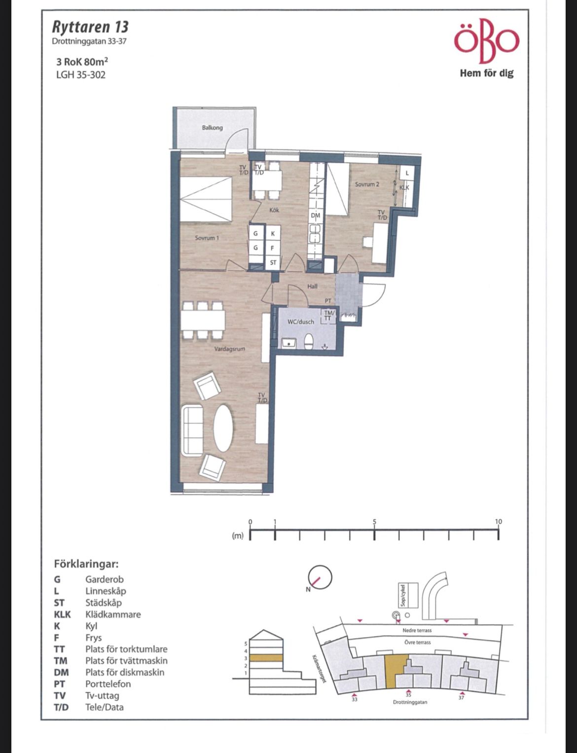 3-room apartment in Örebro, Drottninggatan - image 1