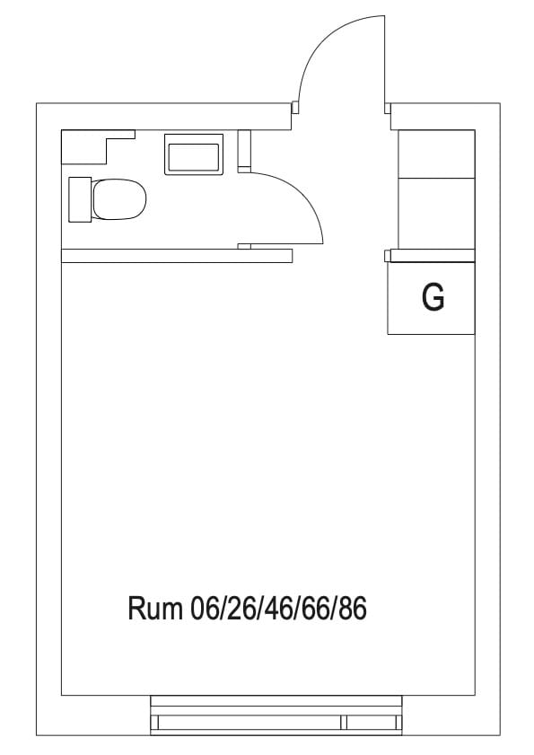 1-room apartment in Uppsala, Studentvägen - image 2