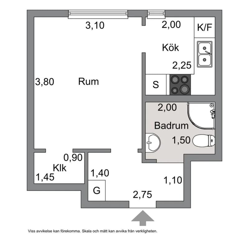 1-rumslägenhet i Södertälje, Dalgatan - bild 1