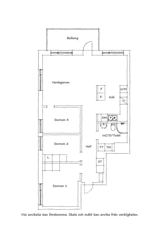 4-rumslägenhet i Uppsala, Ekoxvägen - bild 3