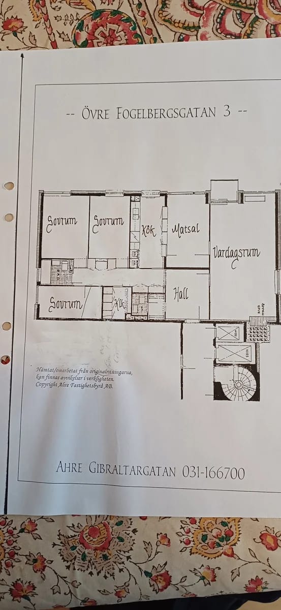 5-rumslägenhet i Annedal, Övre Fogelbergsgatan - bild 2