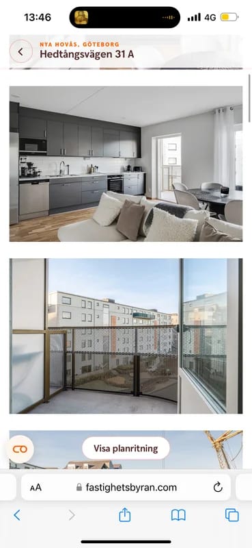 2-rumslägenhet i Hovås, Hedtångsvägen - bild 4