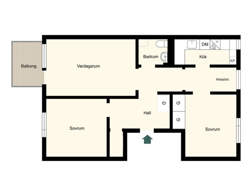 Apartment in Bandhagen Apartment in Bandhagen