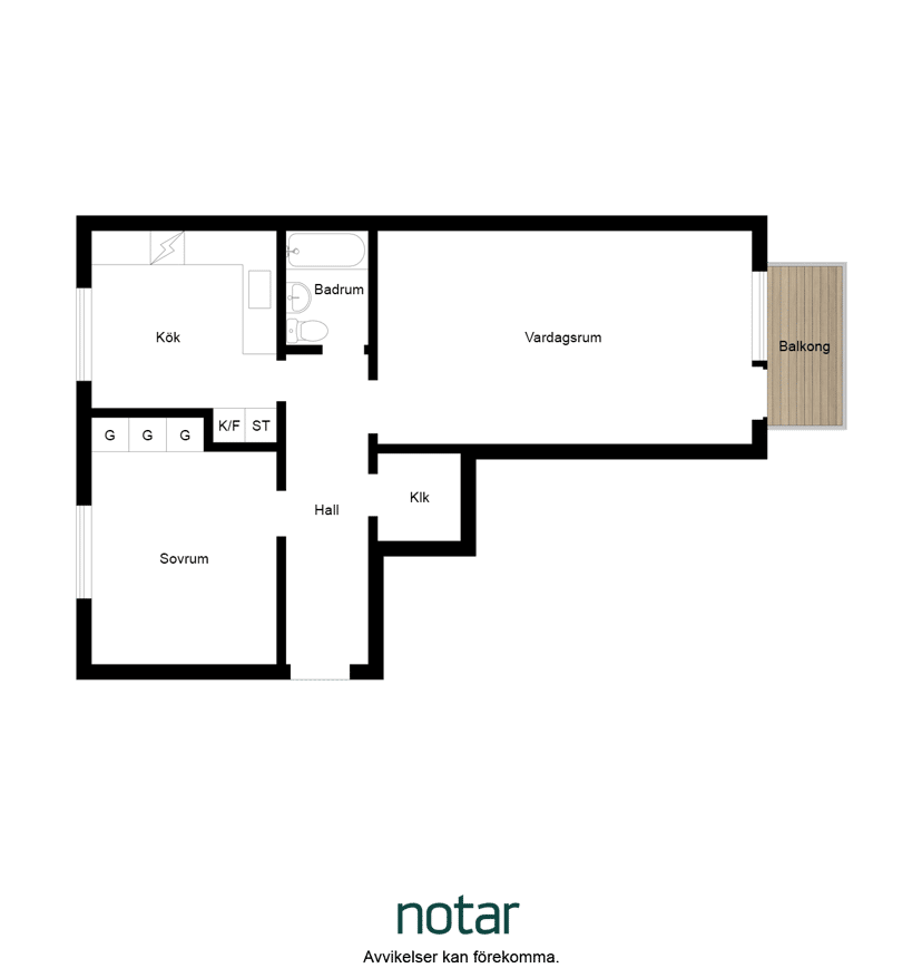 2-room apartment in Lund, Sofiaparken - image 5