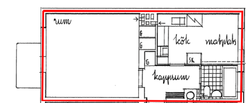 1-room apartment in Gävle, Brunnsgatan - image 3