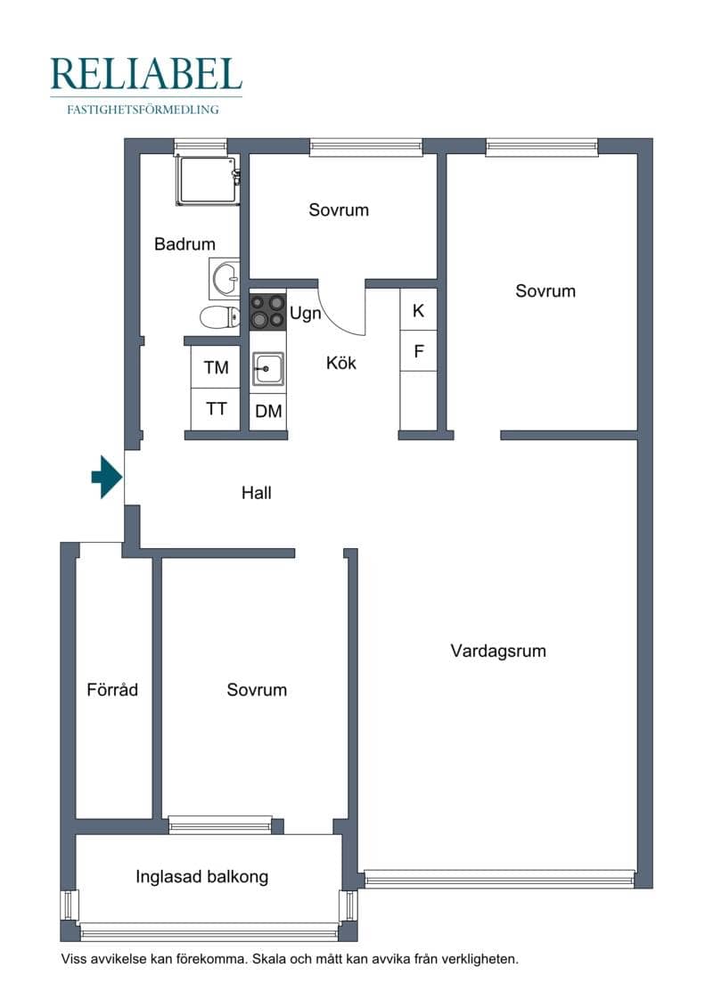 4-rumslägenhet i Upplands Väsby, Kavallerigatan - bild 5